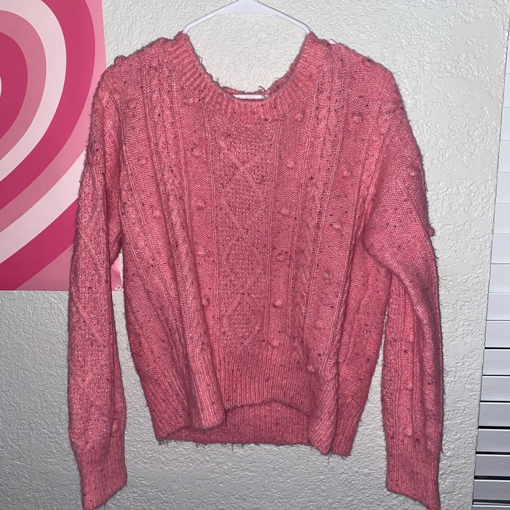 Old Navy pink sweater